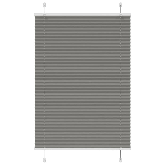Jaluzea plisată Antracit 90x150 cm Lățime țesătură 89,4 cm WALTI