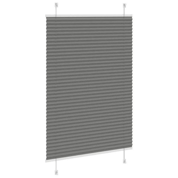 Jaluzea plisată Antracit 95x150 cm Lățime țesătură 94,4 cm WALTI