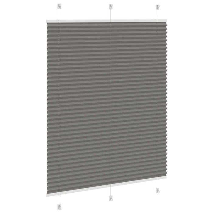 Jaluzea plisată Antracit 110x150 cm Lățime țesătură 109,4 cm WALTI
