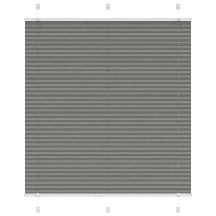 Jaluzea plisată Antracit 120x150 cm Lățime țesătură 119,4 cm WALTI