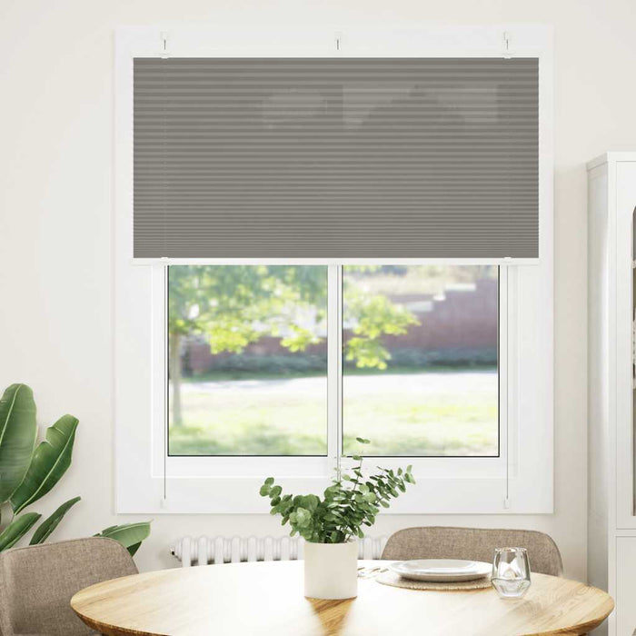 Jaluzea plisată Antracit 120x150 cm Lățime țesătură 119,4 cm WALTI