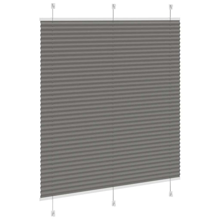 Jaluzea plisată Antracit 120x150 cm Lățime țesătură 119,4 cm WALTI