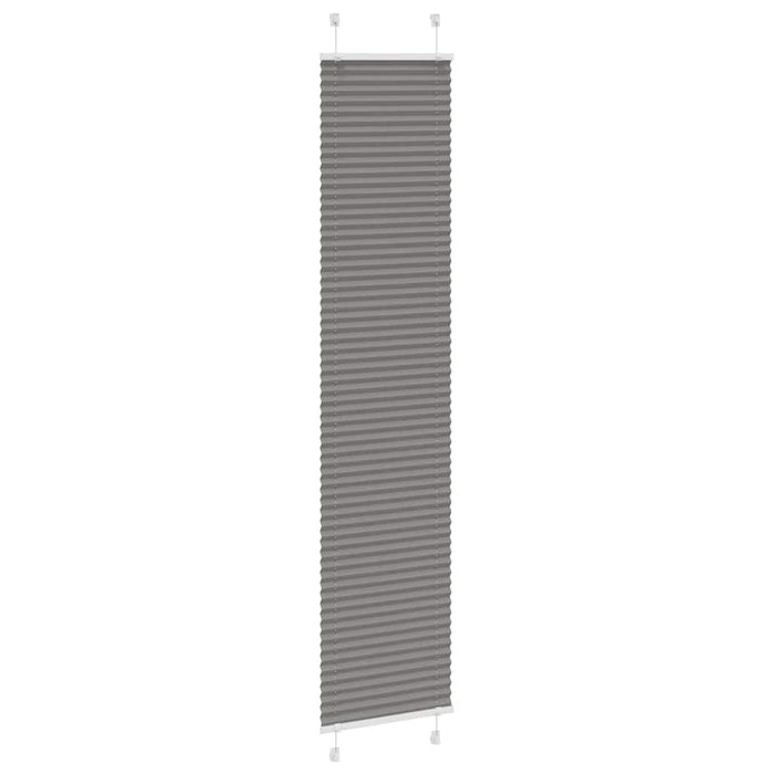 Jaluzea plisată Antracit 40x200 cm Lățime țesătură 39,4 cm - WALTI WALTI