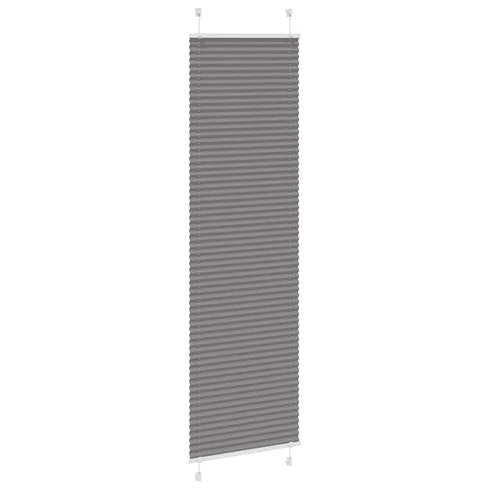 Jaluză plisată Antracit 55x200 cm Lățime țesătură 54,4 cm - WALTI WALTI