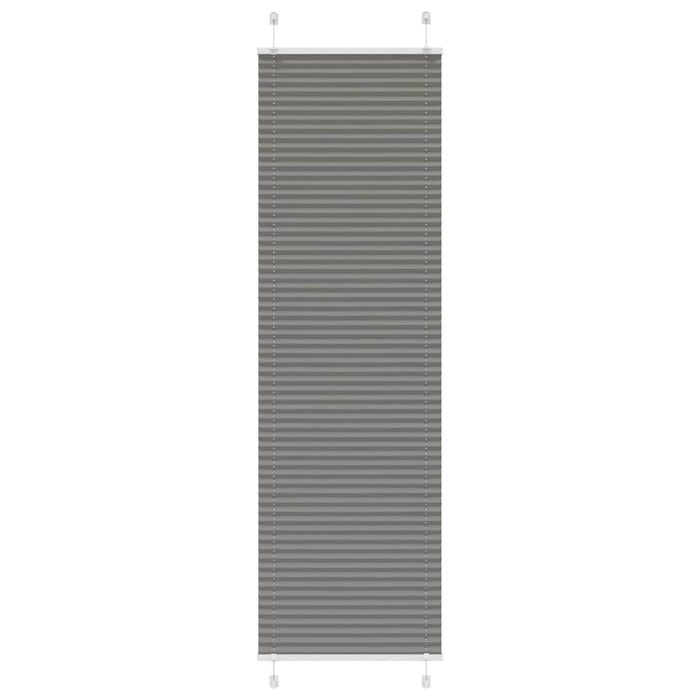 Jaluză plisată Antracit 60x200 cm Lățime țesătură 59,4 cm - WALTI WALTI