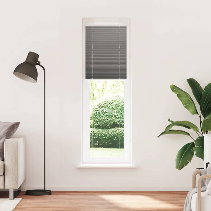 Jaluză plisată Antracit 60x200 cm Lățime țesătură 59,4 cm - WALTI WALTI