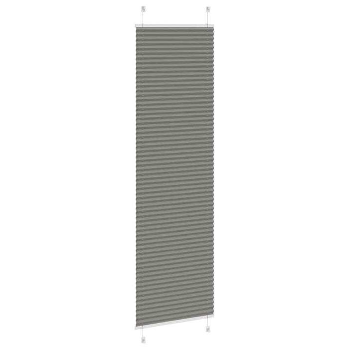 Jaluză plisată Antracit 60x200 cm Lățime țesătură 59,4 cm - WALTI WALTI