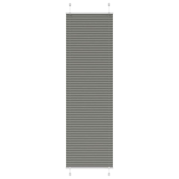 Jaluză plisată Antracit 65x200 cm Lățime țesătură 64,4 cm - WALTI WALTI