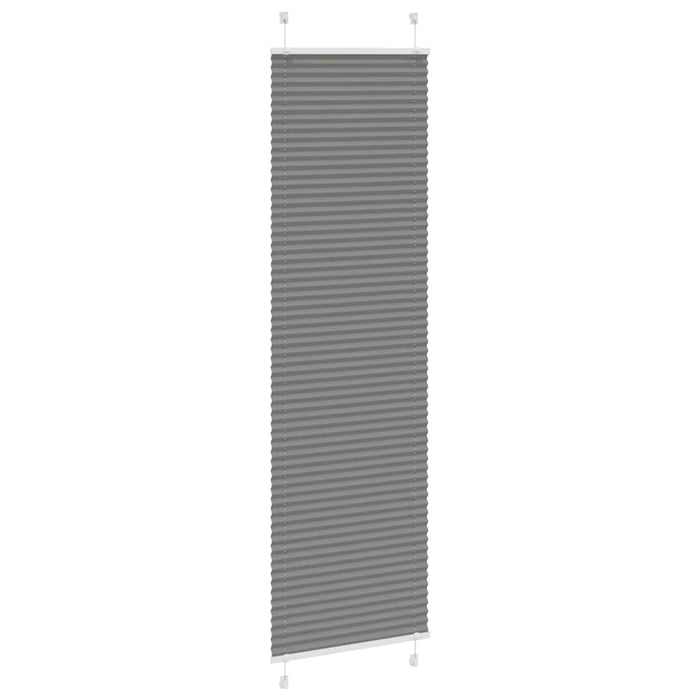 Jaluză plisată Antracit 65x200 cm Lățime țesătură 64,4 cm - WALTI WALTI