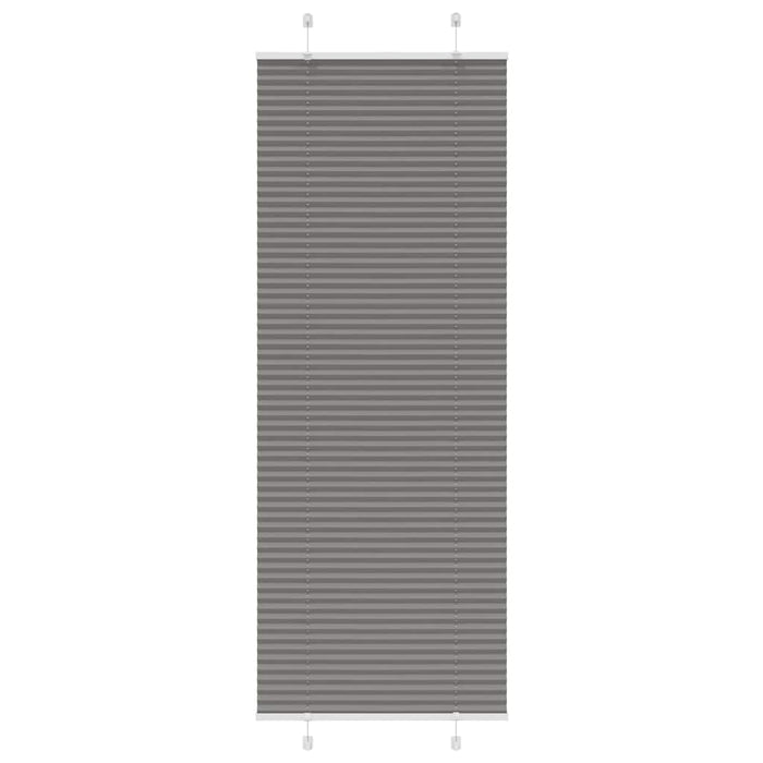 Jaluză plisată Antracit 75x200 cm Lățime țesătură 74,4 cm - WALTI WALTI