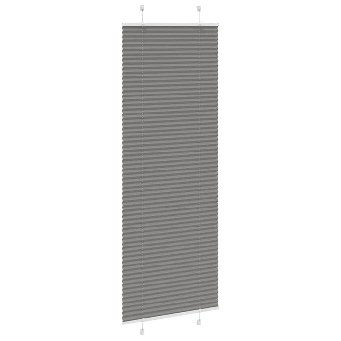 Jaluză plisată Antracit 75x200 cm Lățime țesătură 74,4 cm - WALTI WALTI