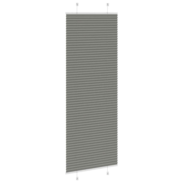 Jaluză plisată Antracit 75x200 cm Lățime țesătură 74,4 cm - WALTI WALTI