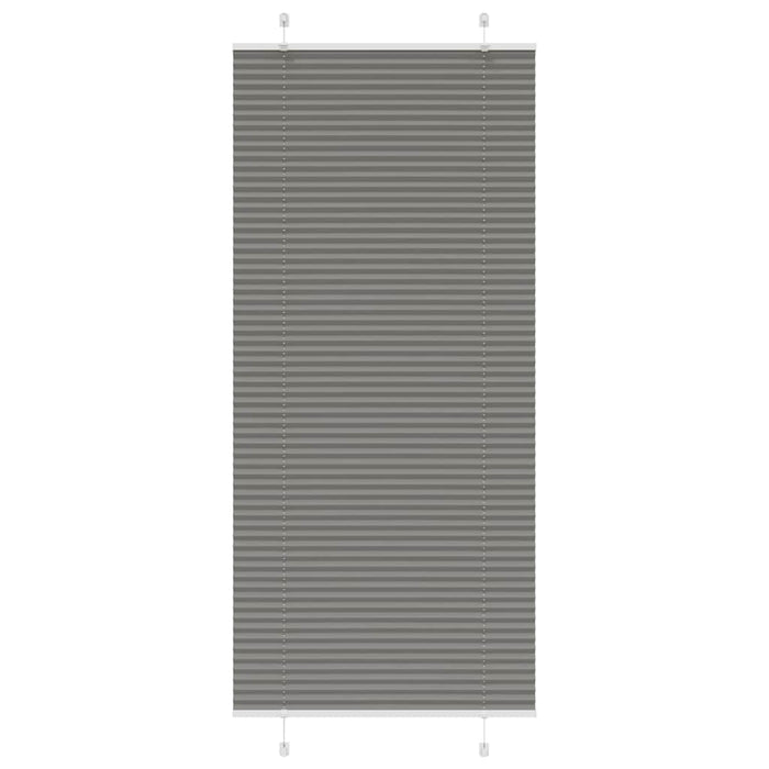 Jaluzea plisată Antracit 85x200 cm Lățime țesătură 84,4 cm - WALTI WALTI