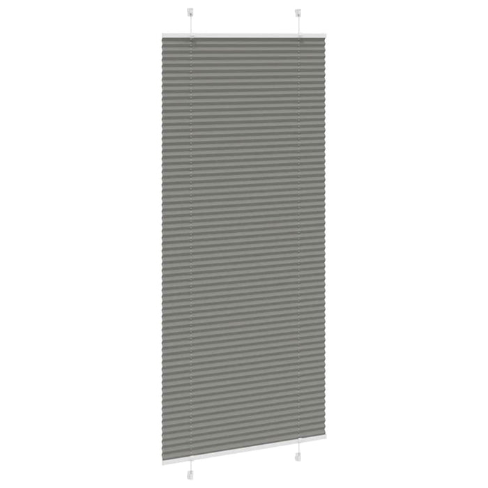 Jaluzea plisată Antracit 95x200 cm Lățime țesătură 94,4 cm - WALTI WALTI