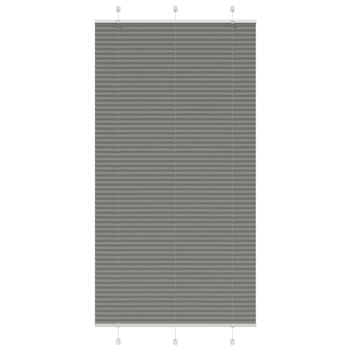 Jaluzea plisată Antracit 105x200 cm Lățime țesătură 104,4 cm WALTI