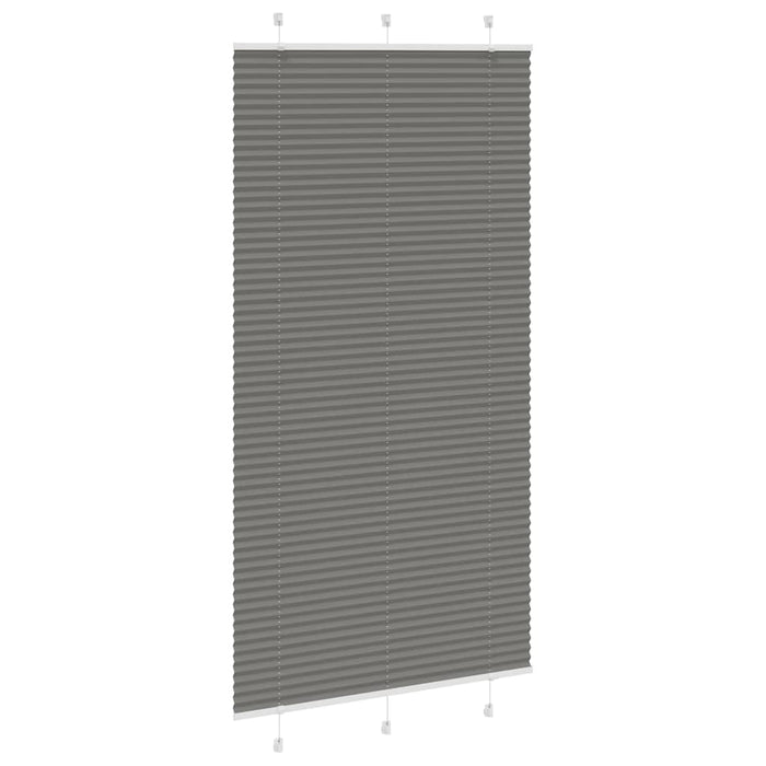 Jaluzea plisată Antracit 105x200 cm Lățime țesătură 104,4 cm WALTI