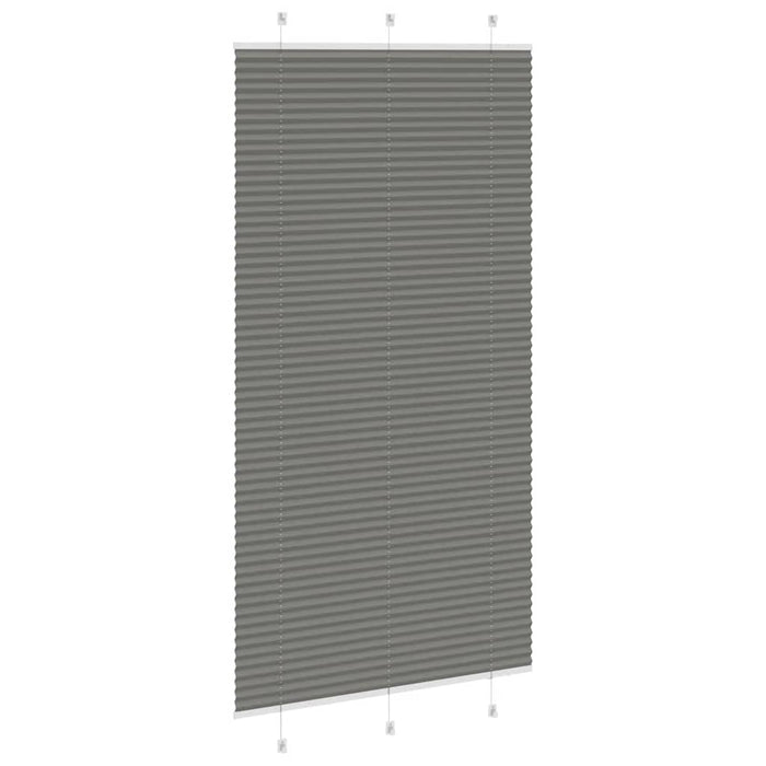 Jaluzea plisată Antracit 105x200 cm Lățime țesătură 104,4 cm WALTI