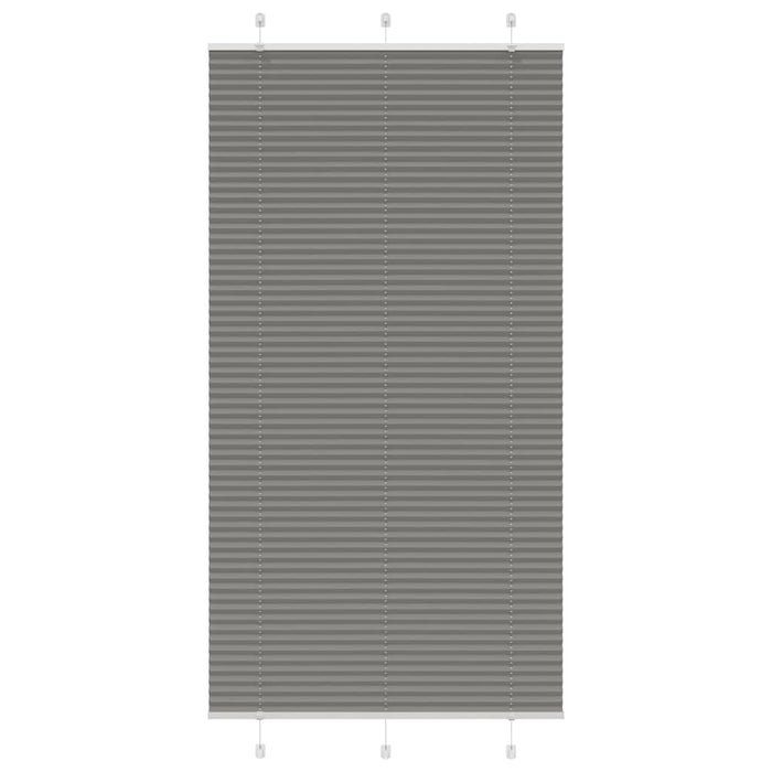 Jaluzea plisată Antracit 110x200 cm Lățime țesătură 109,4 cm WALTI
