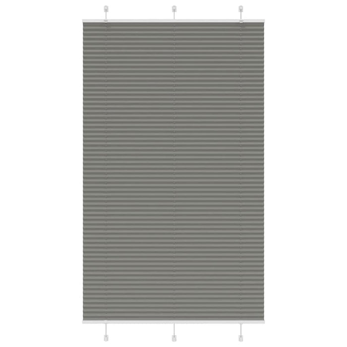 Jaluzea plisată Antracit 120x200 cm Lățime țesătură 119,4 cm WALTI