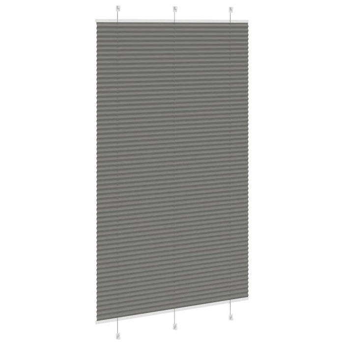 Jaluzea plisată Antracit 120x200 cm Lățime țesătură 119,4 cm WALTI