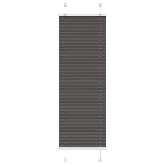 Jaluzea plisată negru 40x100 cm Lățime țesătură 39,4cm poliester WALTI