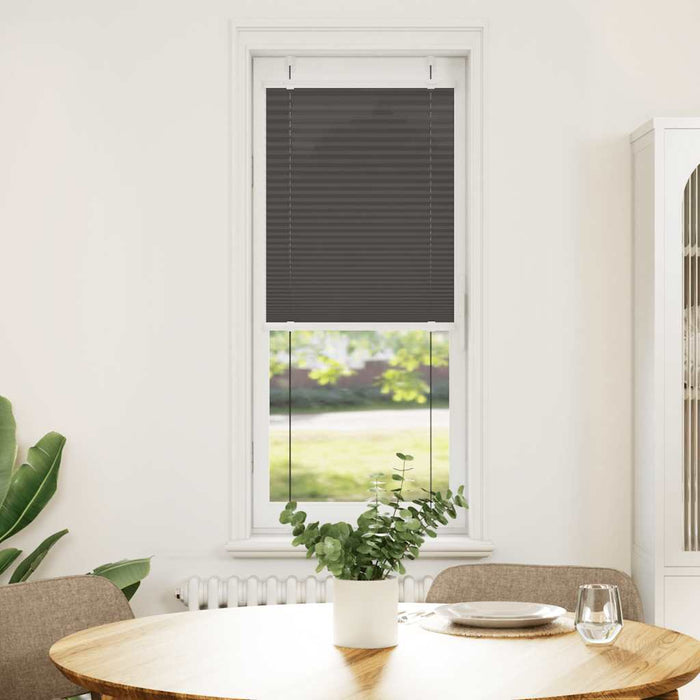 Jaluzea plisată negru 40x100 cm Lățime țesătură 39,4cm poliester WALTI