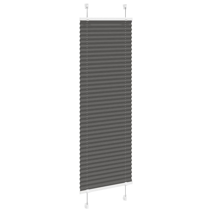 Jaluzea plisată negru 40x100 cm Lățime țesătură 39,4cm poliester WALTI