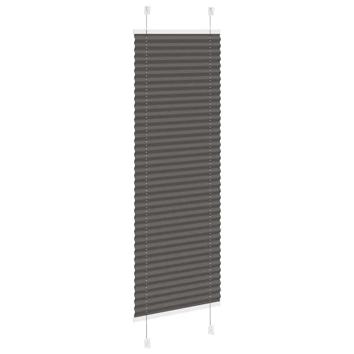 Jaluzea plisată negru 40x100 cm Lățime țesătură 39,4cm poliester WALTI