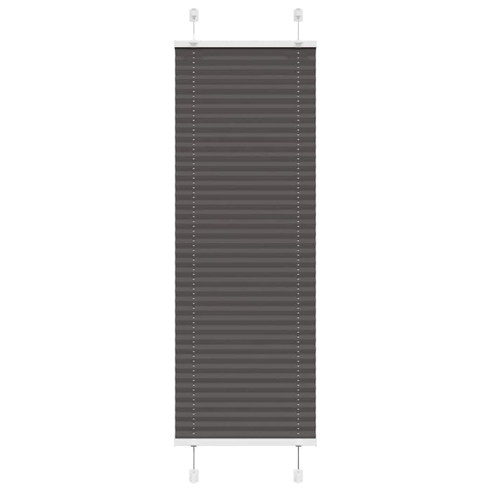 Jaluzea plisată negru 45x100 cm Lățime țesătură 44,4cm poliester WALTI