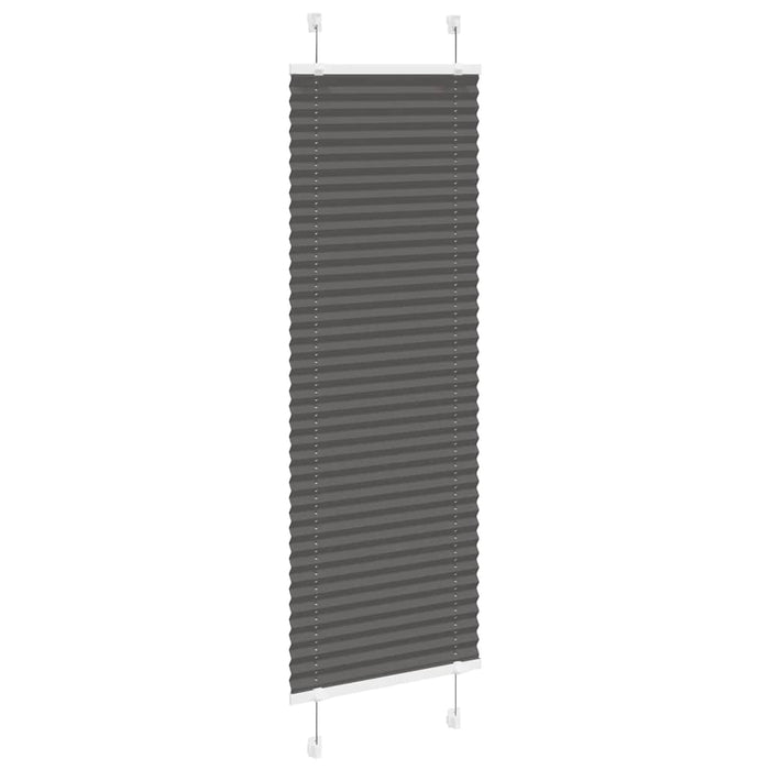 Jaluzea plisată negru 45x100 cm Lățime țesătură 44,4cm poliester WALTI