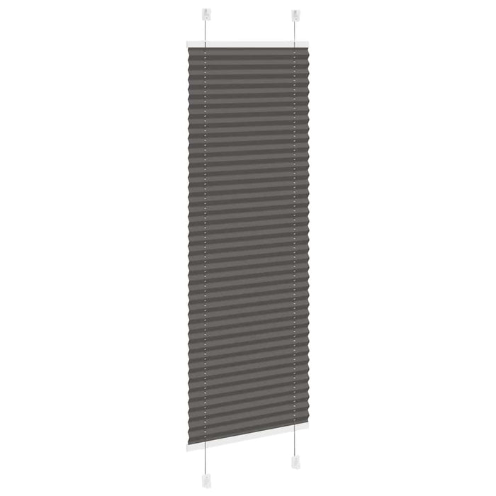 Jaluzea plisată negru 45x100 cm Lățime țesătură 44,4cm poliester WALTI