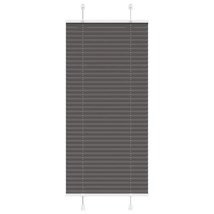 Jaluzea plisată negru 55x100 cm Lățime țesătură 54,4cm poliester WALTI