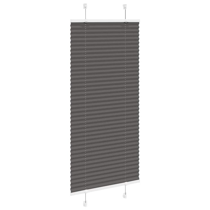 Jaluzea plisată negru 60x100 cm Lățime țesătură 59,4cm poliester WALTI