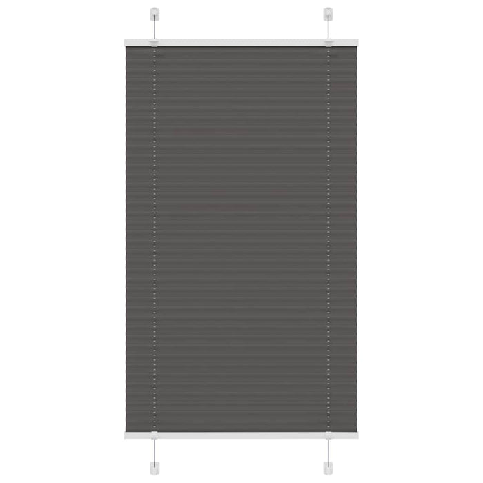 Jaluzea plisată negru 75x100cm Lățime țesătură 74,4 cm poliester WALTI