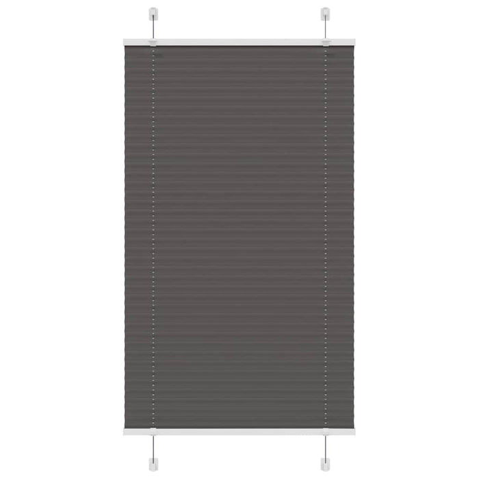 Jaluzea plisată negru 80x100cm Lățime țesătură 79,4 cm poliester WALTI