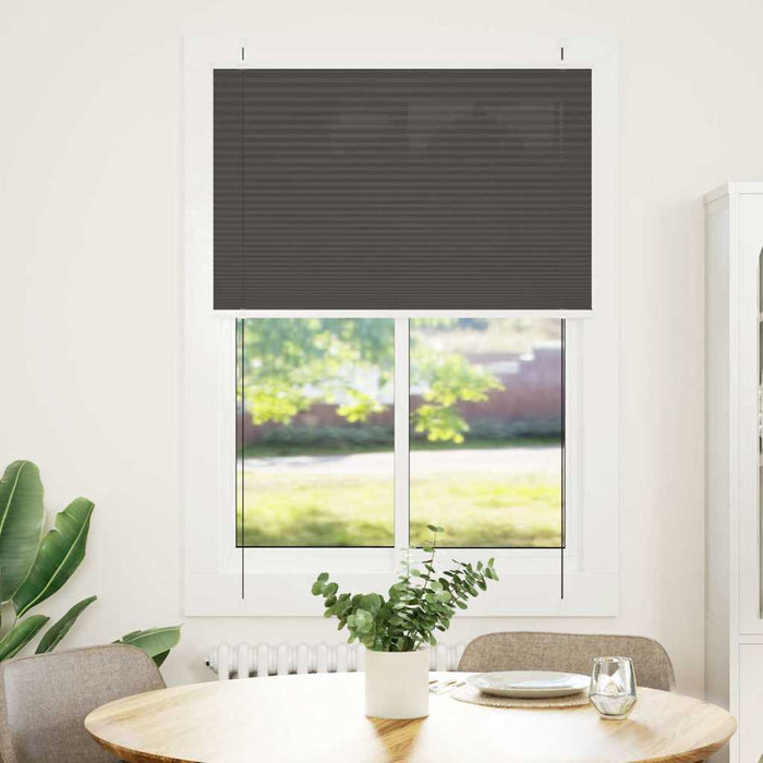 Jaluzea plisată negru 90x100cm Lățime țesătură 89,4 cm poliester WALTI
