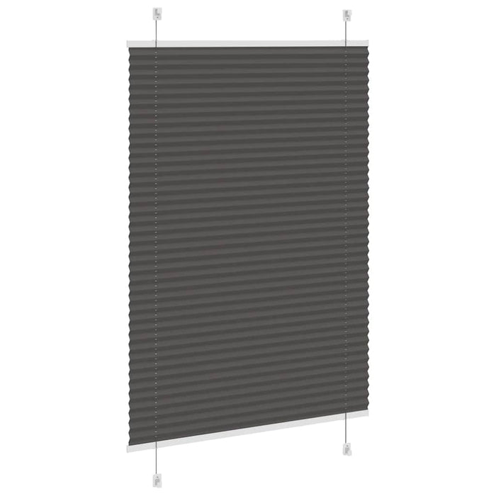 Jaluzea plisată negru 100x100cm Lățime țesătură 99,4cm poliester WALTI