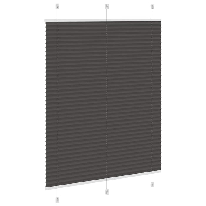 Jaluzea plisată negru 110x100 cm Lățime țesătură 109,4 cm WALTI