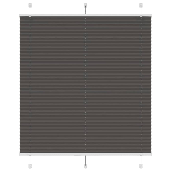 Jaluzea plisată negru 115x100 cm Lățime țesătură 114,4 cm WALTI