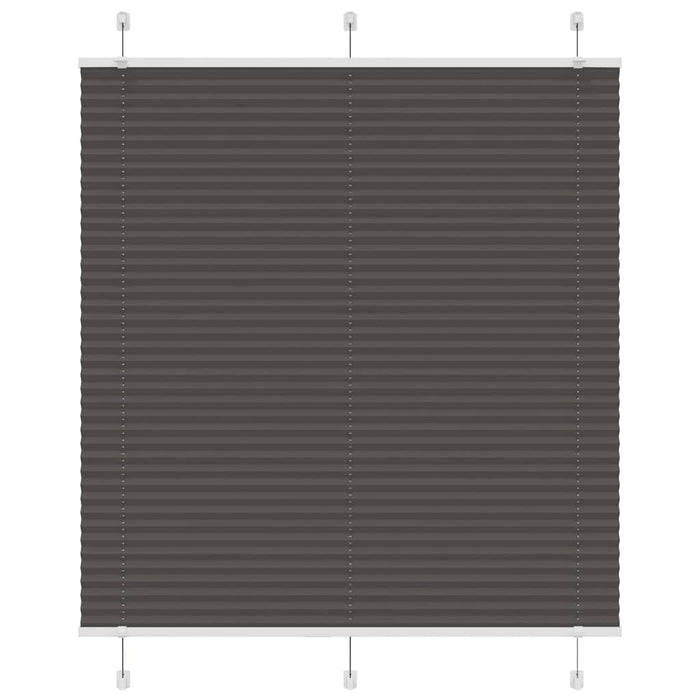 Jaluzea plisată negru 120x100 cm Lățime țesătură 119,4 cm WALTI