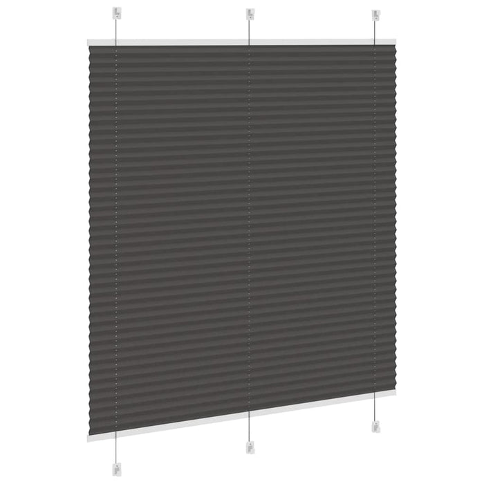Jaluzea plisată negru 120x100 cm Lățime țesătură 119,4 cm WALTI