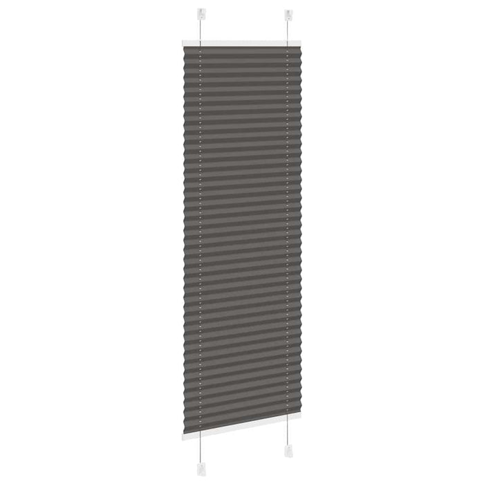 Jaluzea plisată negru 45x150 cm Lățime țesătură 44,4cm poliester WALTI