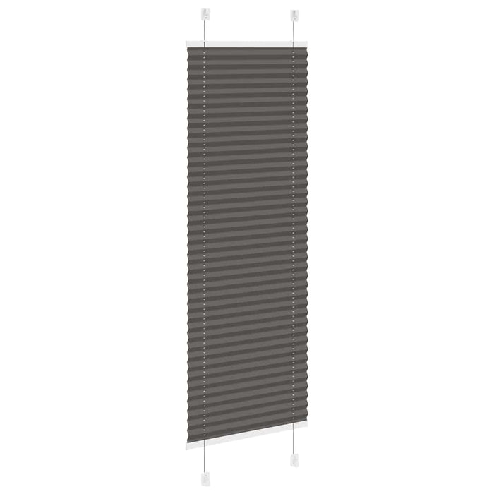Jaluzea plisată negru 50x150 cm Lățime țesătură 49,4cm poliester WALTI