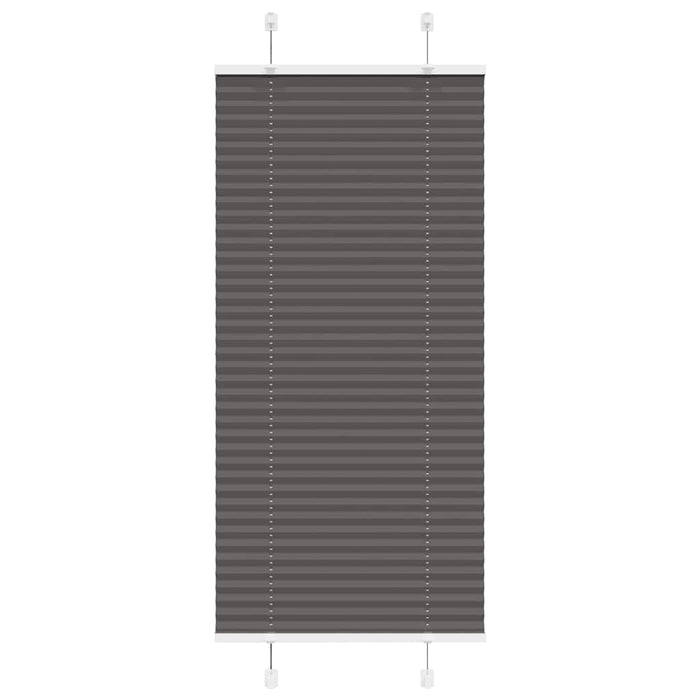 Jaluzea plisată negru 55x150 cm Lățime țesătură 54,4cm poliester - WALTI WALTI