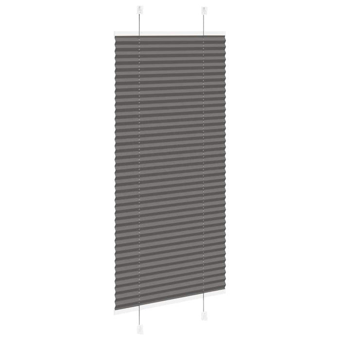 Jaluzea plisată negru 55x150 cm Lățime țesătură 54,4cm poliester - WALTI WALTI