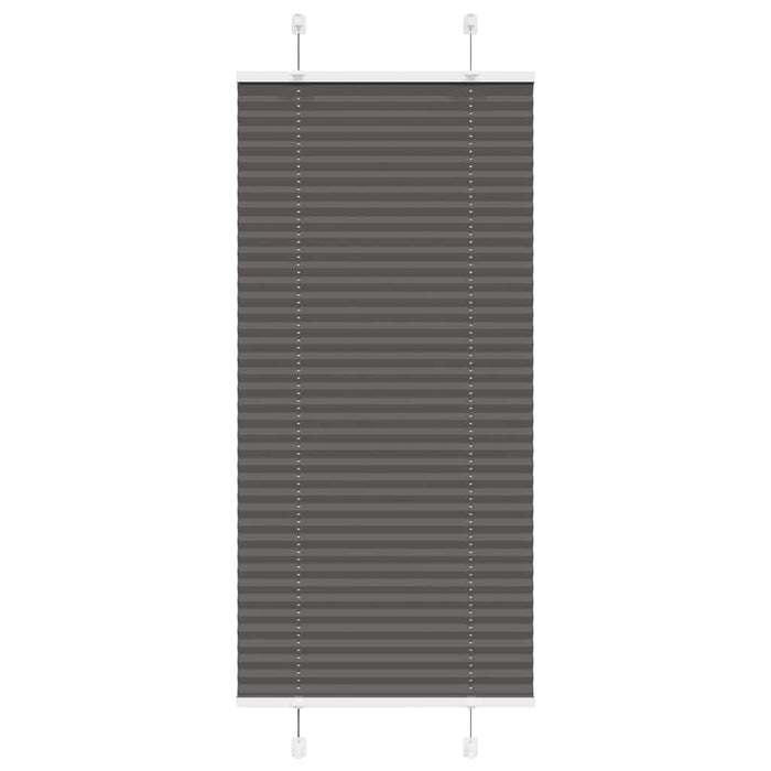 Jaluzea plisată negru 60x150 cm Lățime țesătură 59,4cm poliester WALTI