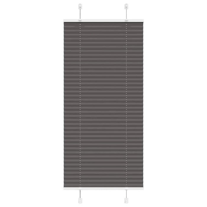 Jaluzea plisată negru 65x150 cm Lățime țesătură 64,4cm poliester WALTI