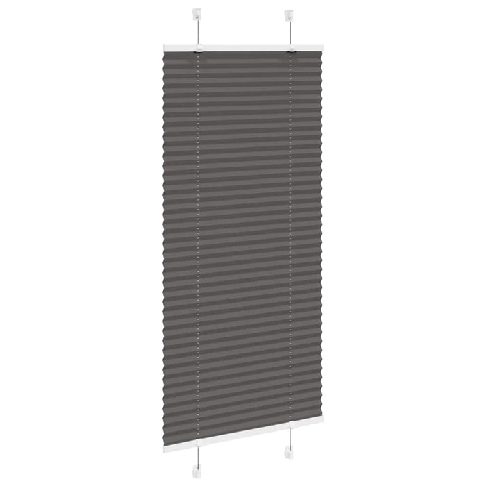 Jaluzea plisată negru 65x150 cm Lățime țesătură 64,4cm poliester WALTI
