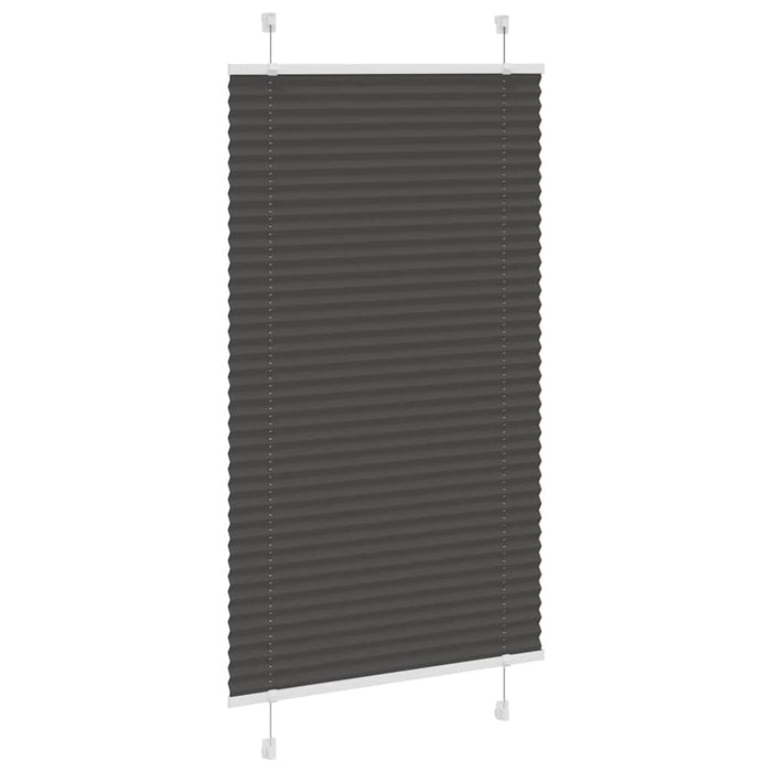 Jaluzea plisată negru 70x150 cm Lățime țesătură 69,4cm poliester WALTI