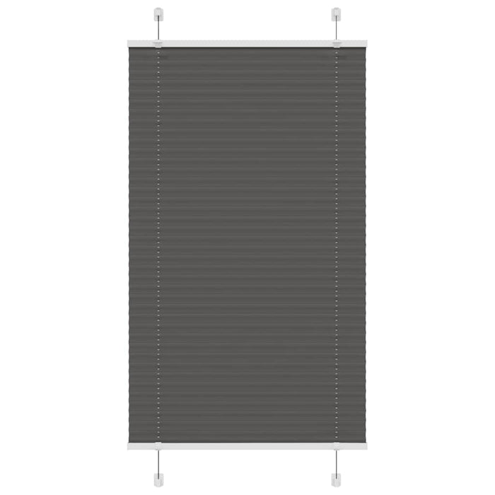 Jaluzea plisată negru 80x150 cm Lățime țesătură 79,4cm poliester WALTI